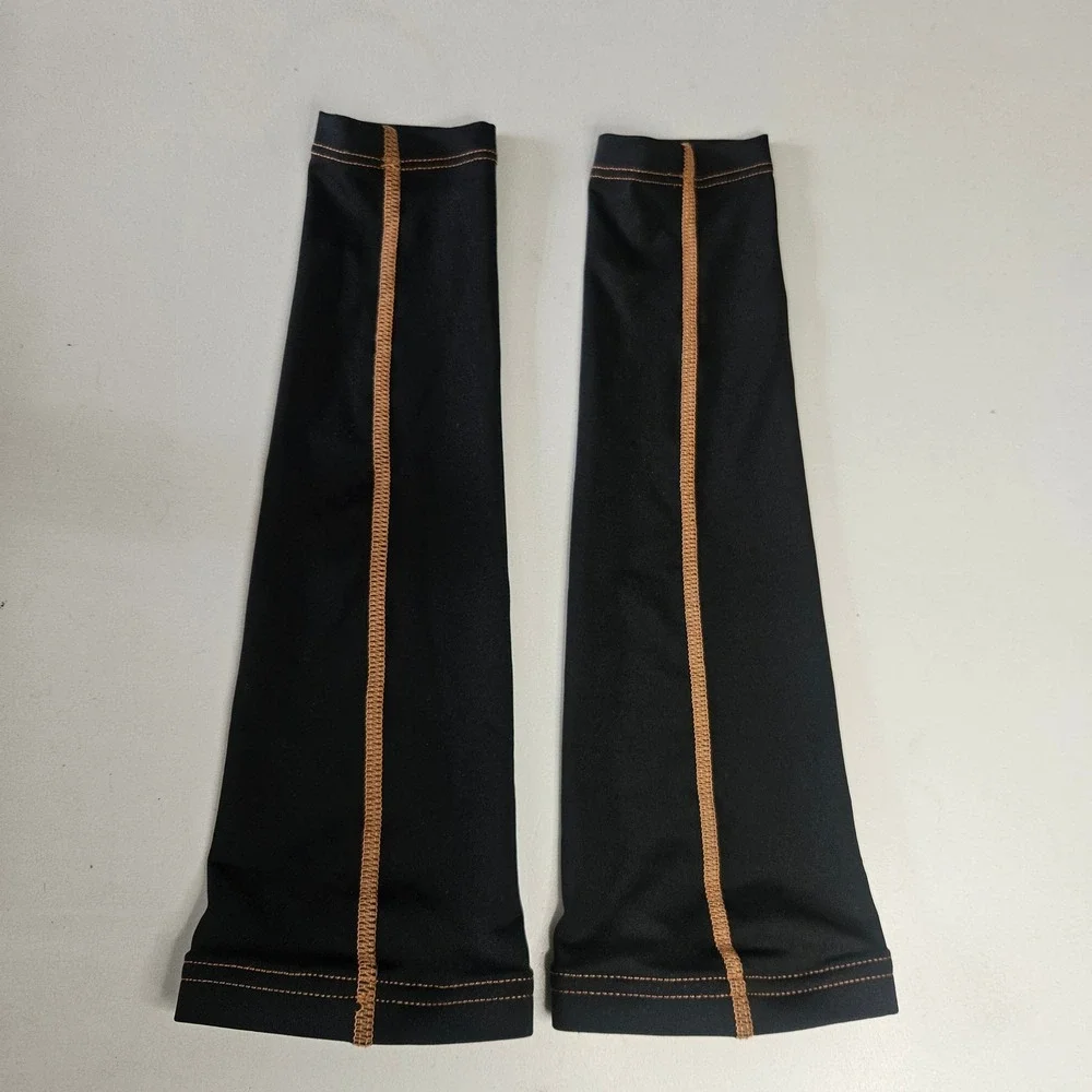 Tommie Copper Compression Arm Sleeves Black Copper Znergy Small Medium Pair